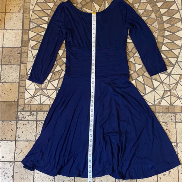 Max Studio Casual Tier Dress Blue S - Picture 9 of 11